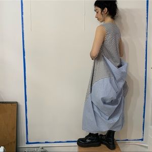 Yupeng Chen Striped Avante Garde Dress!